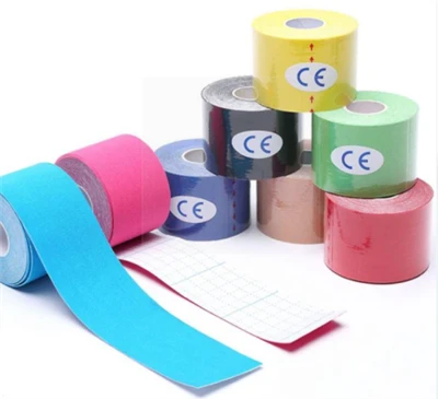 Kinesiologie-Tape, 11 Farben, 5 cm x 5 m, Sport-Kintape-Rolle, Baumwolle, ela...